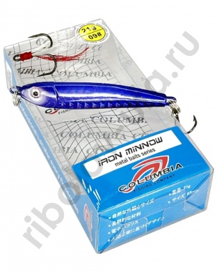 Блесна Columbia Iron Minnow 21гр цв. 04