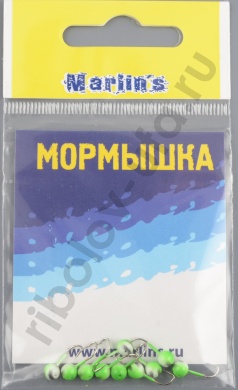 Мормышка литая Marlins Шар 4мм (0,36гр) кр. Crown 7000-206