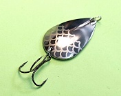 Блесна Люкс Нижегородская Ложка 14гр цв.01 серебро