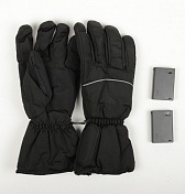 Перчатки с подогревом RedLaika на батарейках черные XL