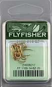 Крючки Flyfisher 1100 BL#14 BZ