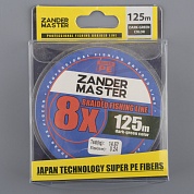 Шнур плетёный Zander Master x8 темно-зеленый, 125м, 0.24мм, 14.67 кг