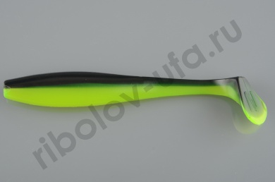 Силиконовая приманка Narval Choppy Tail 16cm #045-Black Lime (3шт/уп)