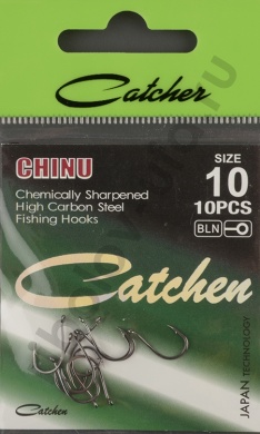 Одинарные крючки Catcher Chinu № 10