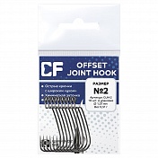Офсетные крючки Crazy Fish offset joint hook # 2