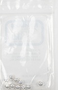 Вольфрамовые головки Fly-Fishing с вырезом 5.5 мм (10 шт.) Silver Sterling