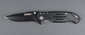 Нож туристический Следопыт, с зажимом, дл.клинка 75мм (на блистере) PF-PK-14