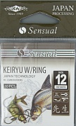 Крючки Mikado - Sensual - Keiryu w/ring №12 B (с ушком) (фас. 10 шт)