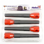 Комплект ввертышей для зимней палатки -45 серо-оранжевый (4шт/уп) Helios