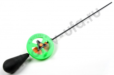 Удочка зимняя Морозко капелька чёрн/зеленый