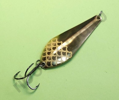 Блесна Люкс Нижегородская Ока 18гр цв.01 золото