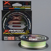 Шнур плетёный Ygk X-Braid Upgrade Pentagram X8 150m #1.5/30 lb multicolor