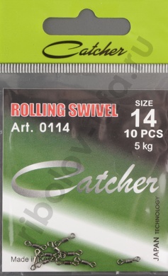 Вертлюжок Catcher Rolling Swivel # 14