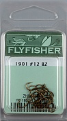 Крючки Flyfisher 1901 #12 BZ