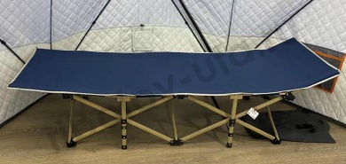 Раскладушка турист. SkyFish 190x71x36 цв. синий TC02-01
