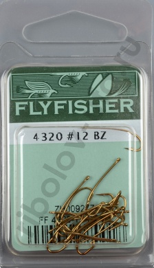 Крючки Flyfisher 4320 #12 BZ