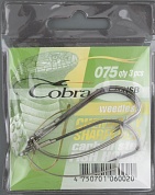 Одинарные крючки Cobra WEEDLESS сер.075 разм.002/0 (3шт)