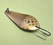 Блесна Нижегородская Атом-2 1-кр. незацепляйка 12гр цв. 01 золото