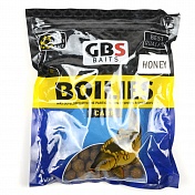 Бойлы GBS Baits Carp вареные прикормочные 20мм 1кг (пакет) Honey Мед