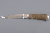 Нож туристический НР-10 кованая нерж.сталь, 95х18, орех (ручная работа)