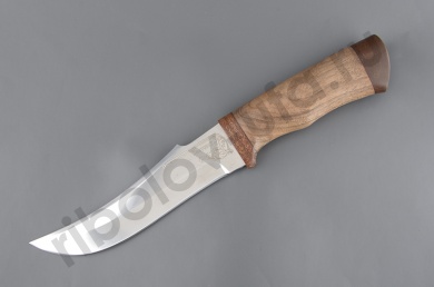 Нож Клык Рыбак, рукоять: дерево, текстолит