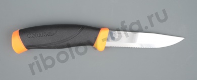 Нож Mora Morakniv Companion FS (нержавеющая сталь,с серрейторной заточкой 100мм) 11829