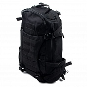Рюкзак Hunter Manufacture тактический 30л, цв. черный, с доп. клапаном hm-39