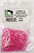 Черви Hareline Casters squirmito the original squiggly worm material  #289 Pink