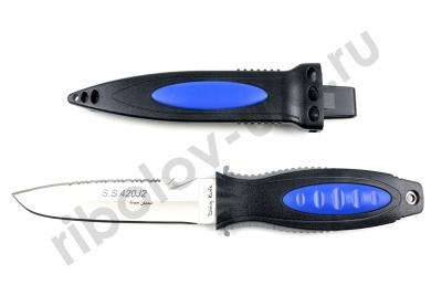 Нож для подводной охоты Sargan Барракуда синий 260B/KN-95blue