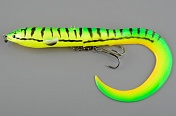 Воблер Savage Gear 3D Hard  EEL, 17см, 50г, firetiger (медленно тонущая)