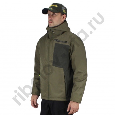 Куртка Aquatic КД-02Х от дождя (цвет хаки, ткань мембрана 10000/10000) р. 48-50
