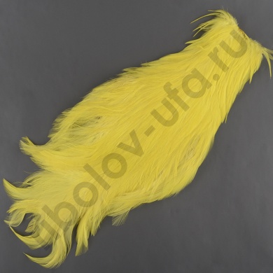 Петушиный скальп Flyfisher Chinese Streamer Rooster Neck #1 Fl. Yellow