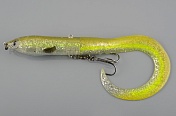 Воблер Savage Gear 3D Hard  EEL, 17см, 50г, green silver ayu (медленно тонущая)