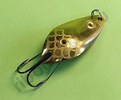 Блесна Нижегородская Карасик незацепляйка 13гр цв. 01 золото