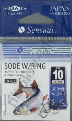 Крючки Mikado - Sensual - Sode w/ring №10 B (с ушком) 