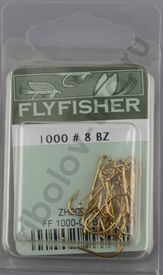 Крючки Flyfisher 1000 BL#8 BZ