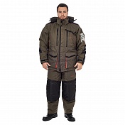 Костюм зимний Huntsman Siberia цв.Хаки/Черный ткань Breathable р. 52-54 рост 170-176