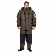 Костюм зимний Huntsman Siberia цв.Хаки/Черный ткань Breathable р. 52-54 рост 170-176