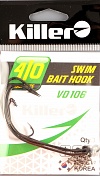 Офсетный крючок Killer Swim bait hook VD-106 № 4/0