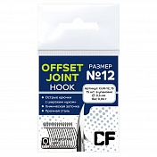 Офсетные крючки Crazy Fish offset joint hook # 12