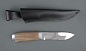 Нож туристический НР-24 хирургич.нерж.сталь, 65х13, орех (ручная работа)