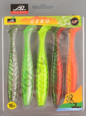 Силиконовая приманка Columbia Geko 4.5in #16