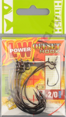 Офсетные крючки Hitfish LW Power offset hook 2/0