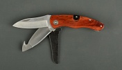 Нож складной Kosadaka N-F51 19.0/11.0 см, 215 гр., охотничий, 3 в 1 (нож, шкуродер, пила)