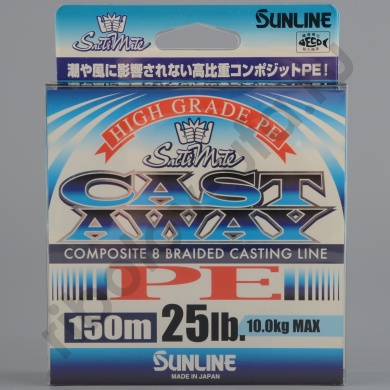 Шнур плетёный Sunline Saltimate Cast Away PEx8 150m Blue #1.5/ 25lb