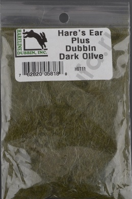 Даббинг Hareline Hares Ear Plus Dubbing Dark Olive 
