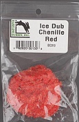 Синель Hareline блестящая Ice Dub Chenille #310 Red Idc310