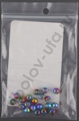 Латунные головки Fly-Fishing Brass Beads 4.8 mm (20шт) Rainbow 