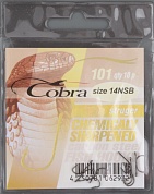 Одинарные крючки Cobra STRUGER сер.101 разм.014
