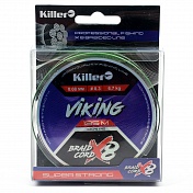Шнур плетеный Killer Viking X8 135м 0,08